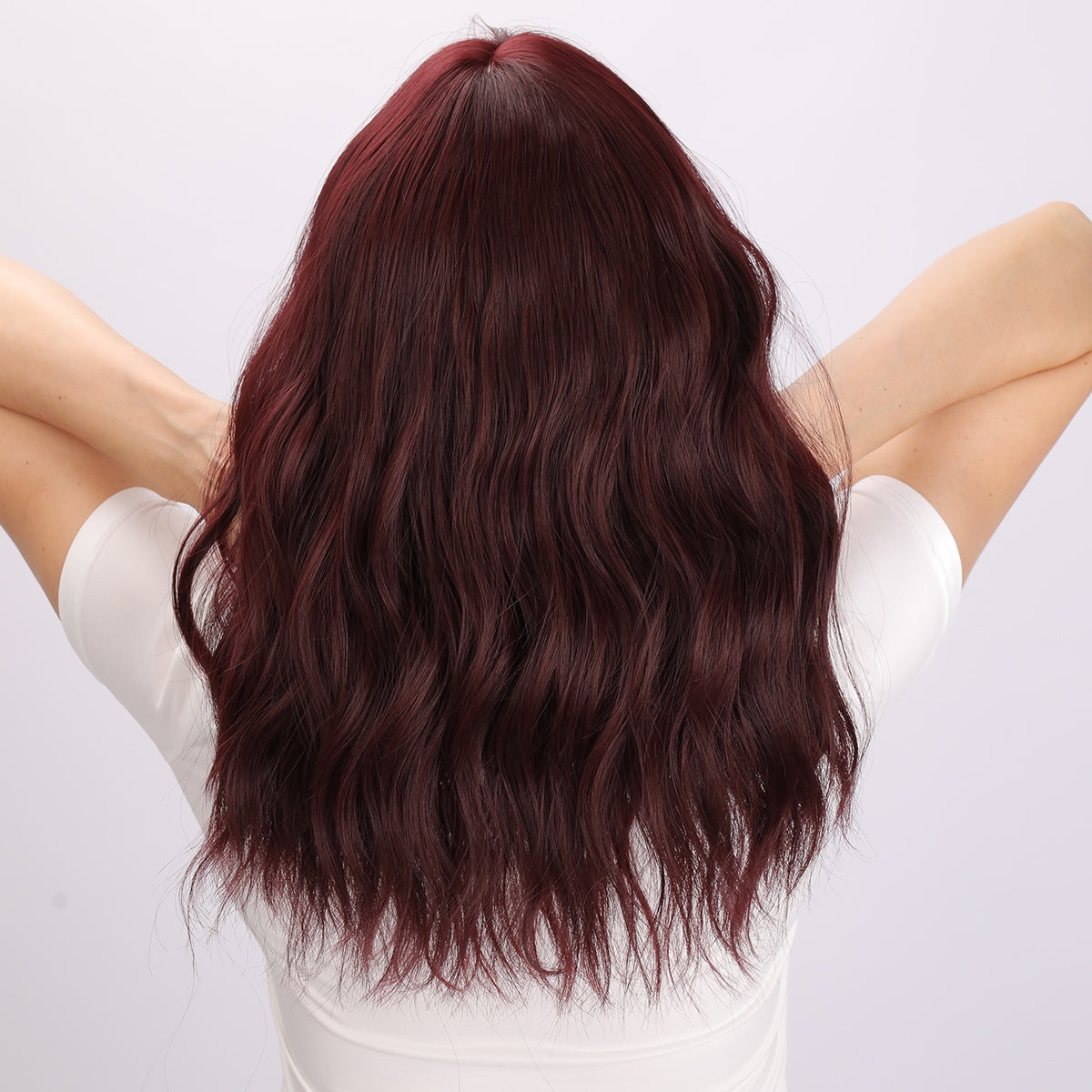 Red wig Europe and the United States fashion ladies low price wig