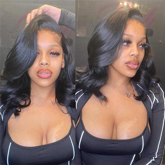 Europe and the United States dyed hair wig fashion women short curly hair waves slightly curled chemical fiber hair sets
